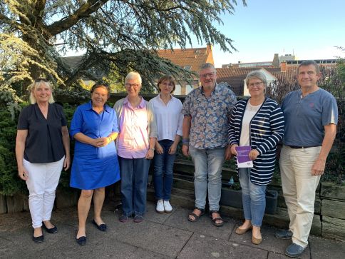 Elke Duhme, Andrea Geiger, Gabriele van Stephaudt, Gaby Trampe, Robert Strbbe, Dr. Susanne Lehnert, Rudy Luster-Haggeney