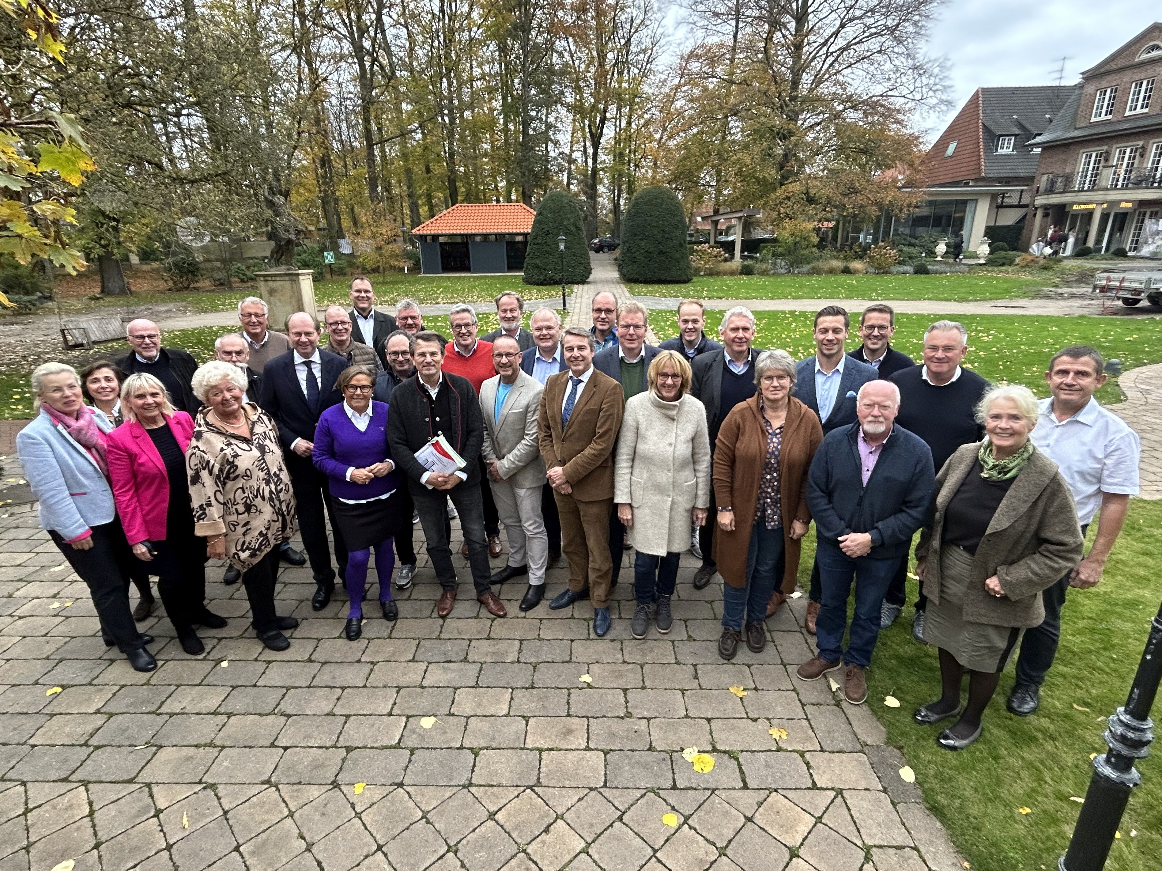 Gemeinsam mit Landrat Dr. Olaf Gericke ging die CDU-Kreistagsfraktion in die Haushaltsplanberatungen.