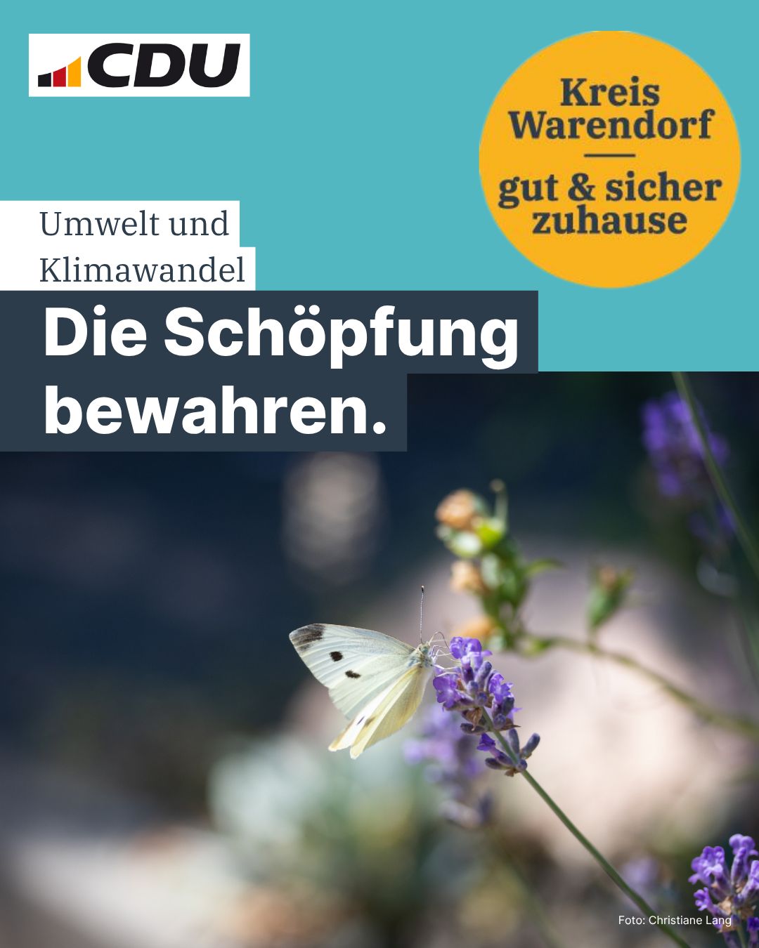 Einer von zehn starken Punkten: Umwelt und Klimawandel  die Schpfung bewahren.