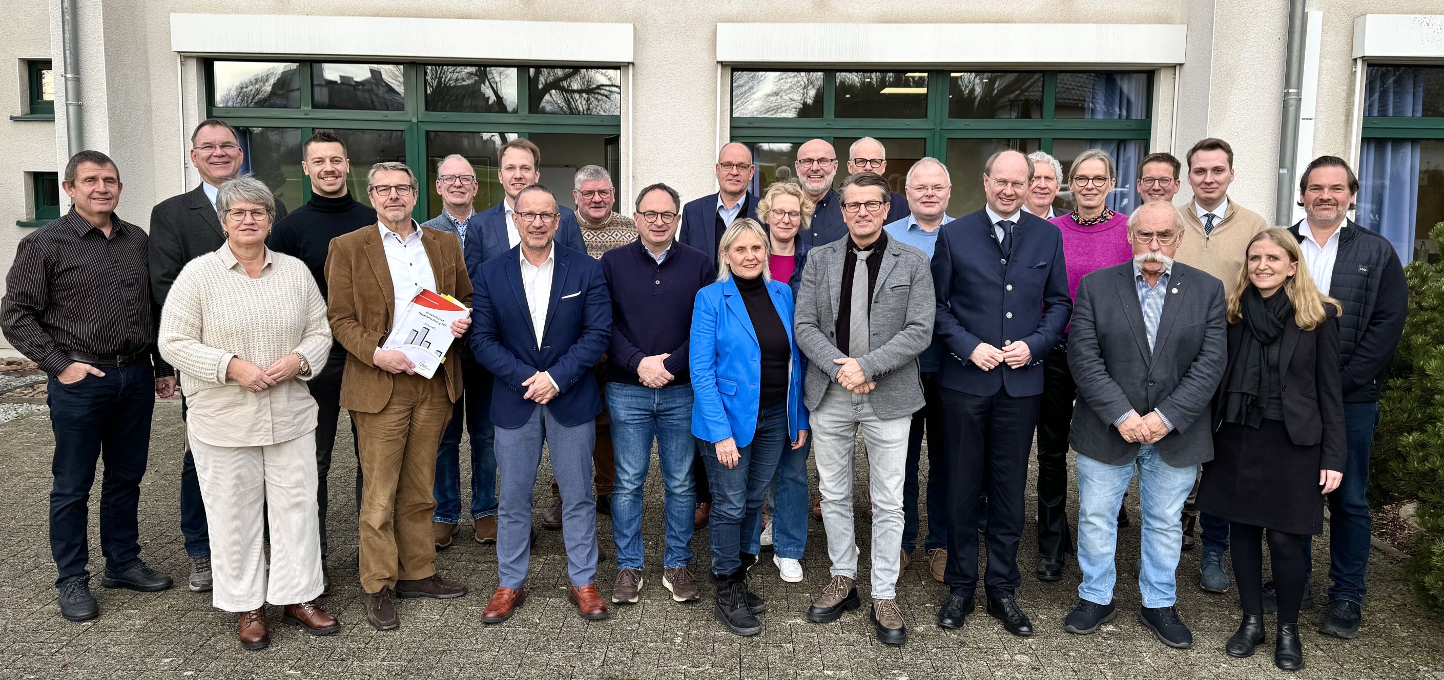 CDU-Kreistagsfraktion mit Landrat Dr. Olaf Gericke auf der Haushaltstagung